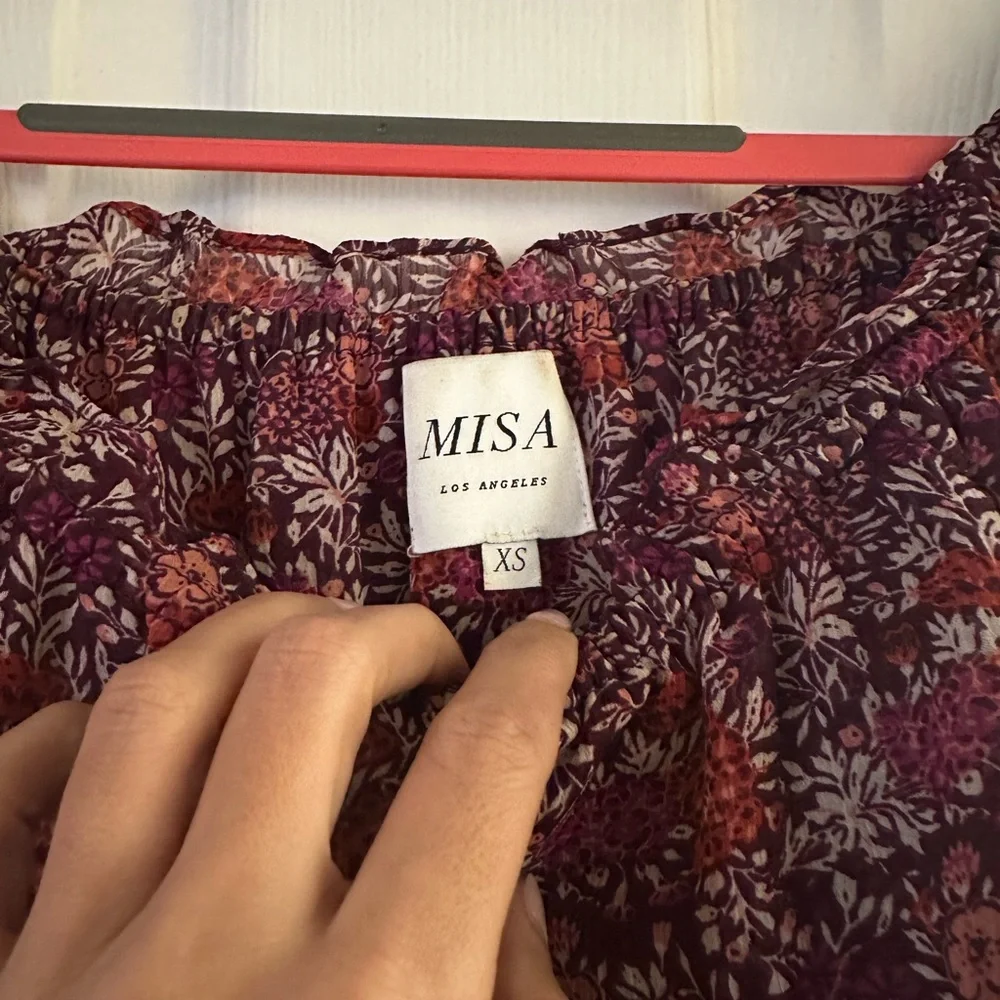 MISA Los Angeles Maribel Off-the-shoulder Midi Dress - Picture 9 of 12